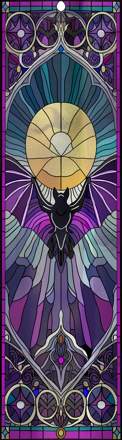 Moonlit Wings Bookmark