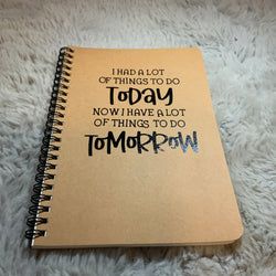 Procrastination Notebook