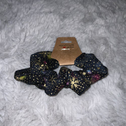 Northern Lights Snowflake Scrunchie