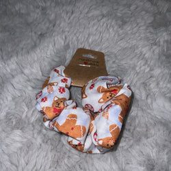 Gingerbread Cat Scrunchie