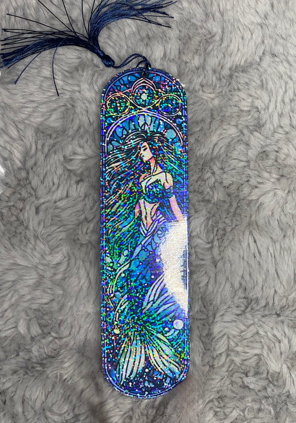 Mermaid Stained Glass Bookmark