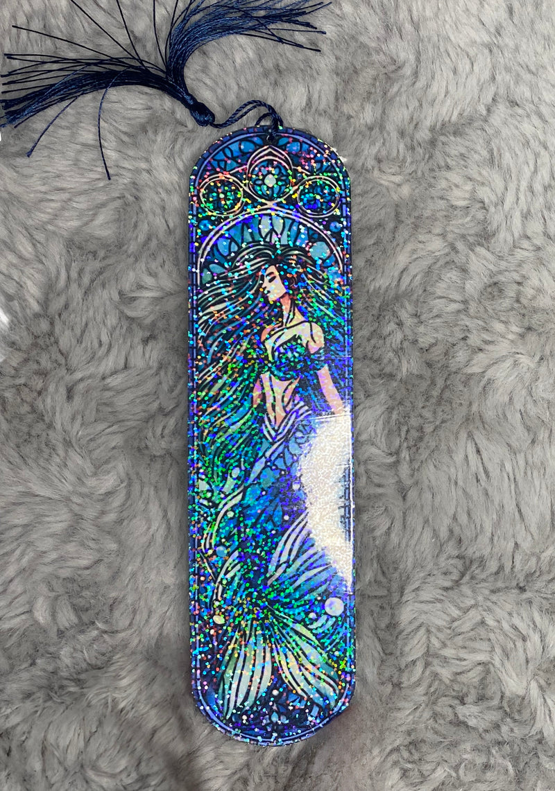 Mermaid Stained Glass Bookmark