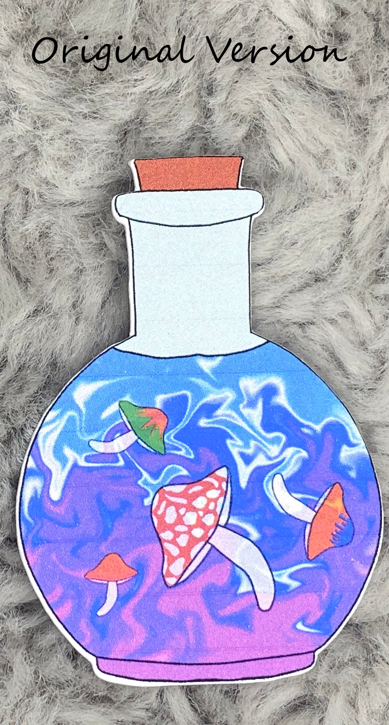 Mushroom Potion Sticker