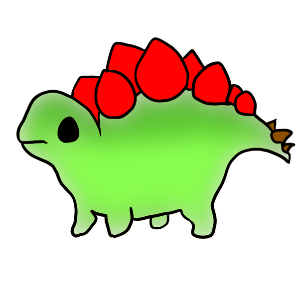 Stegosaurus Sticker