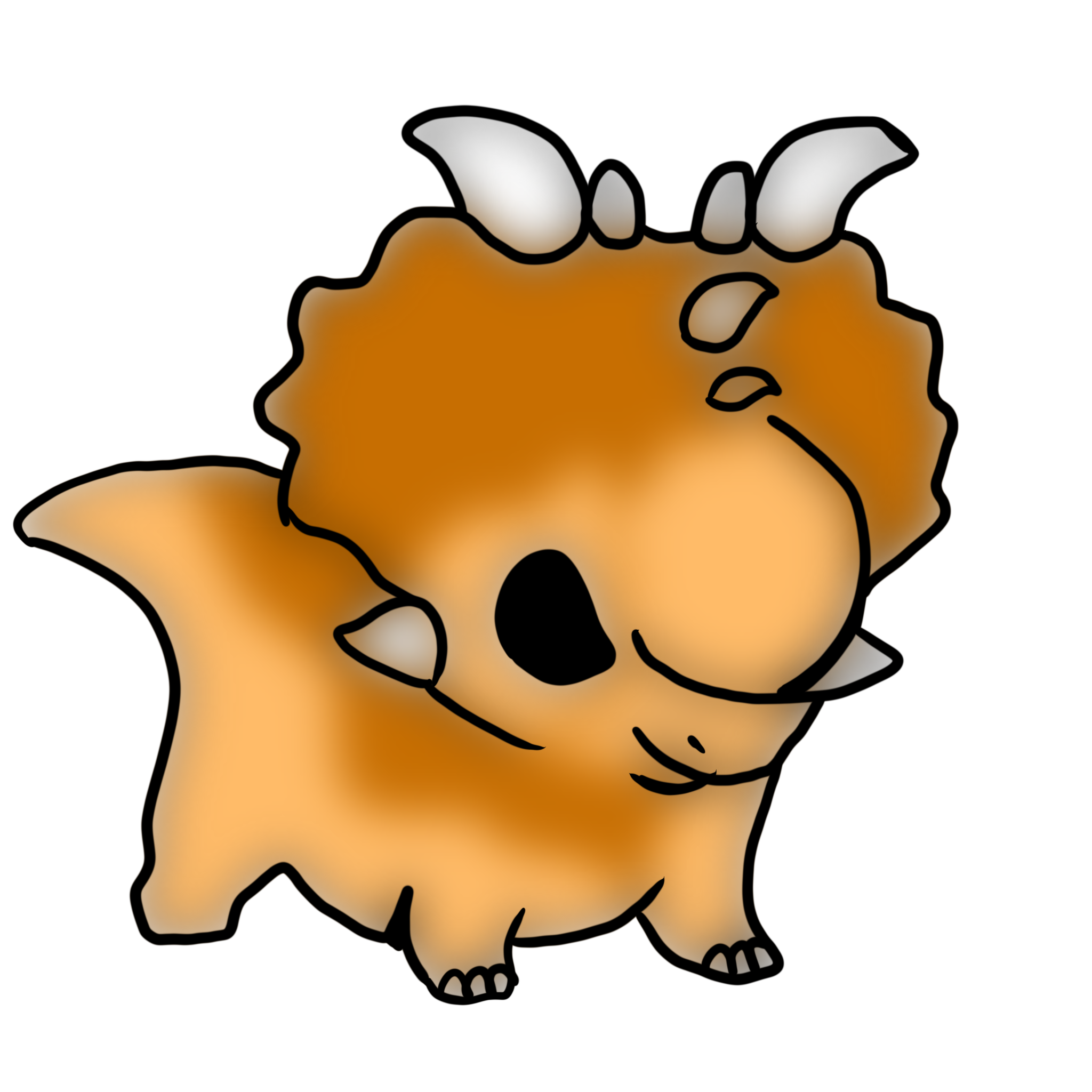Triceratops sticker