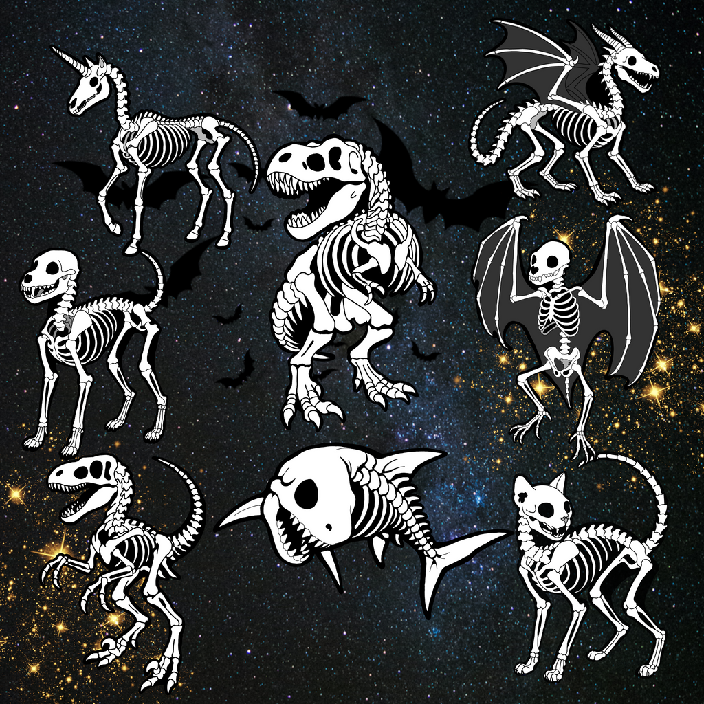 Skeleton Stickers