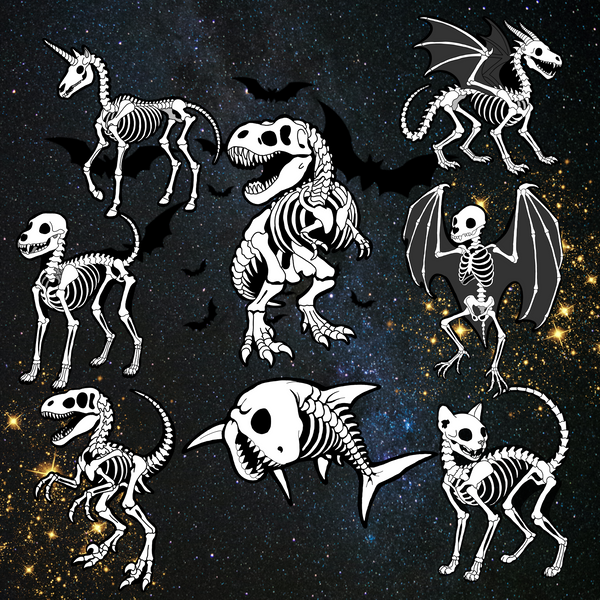 Skeleton Stickers